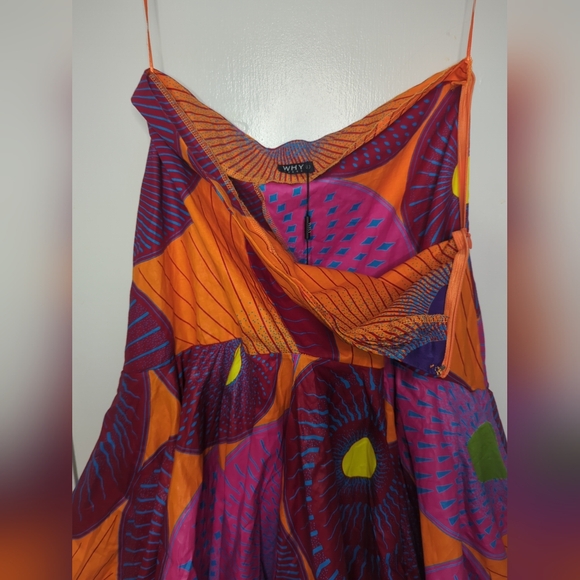 WHY Dress NWT Colorful Polyester Fabric Size M - Picture 16 of 16
